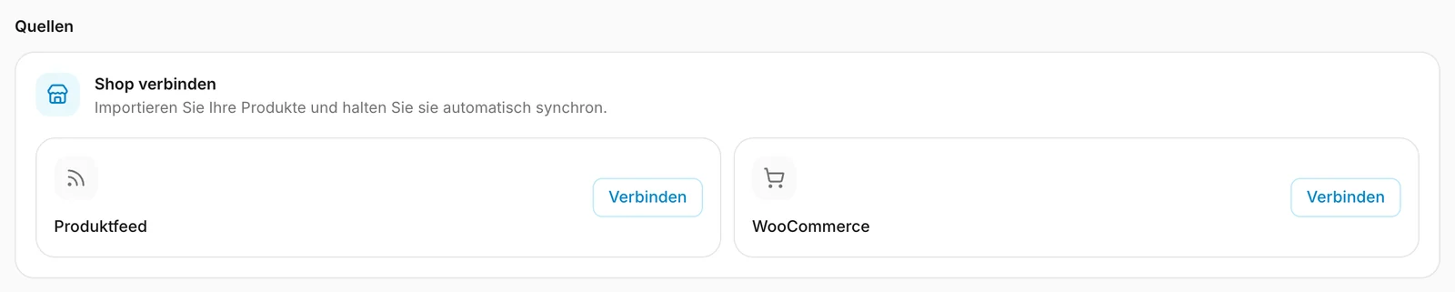 Die zwei Wege, einen Onlineshop zu verbinden