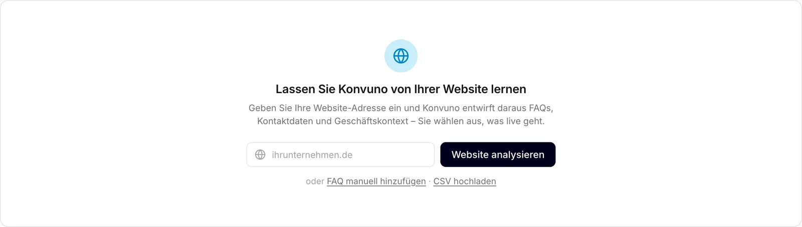 Die leere Seite Wissen eines neuen Unternehmens