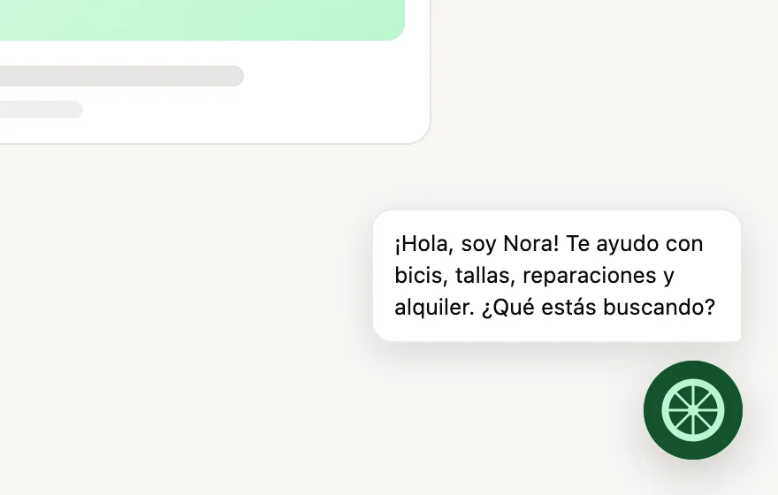 El saludo proactivo junto al iniciador