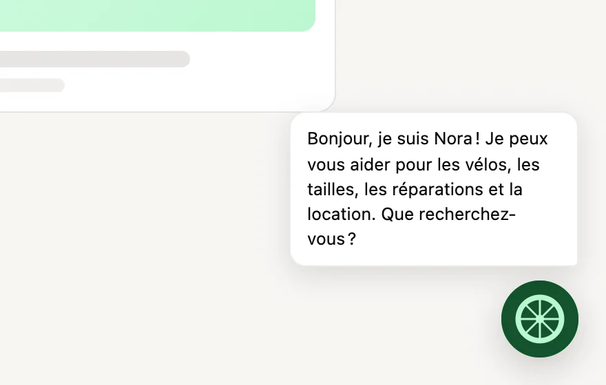 L'accueil proactif à côté du lanceur
