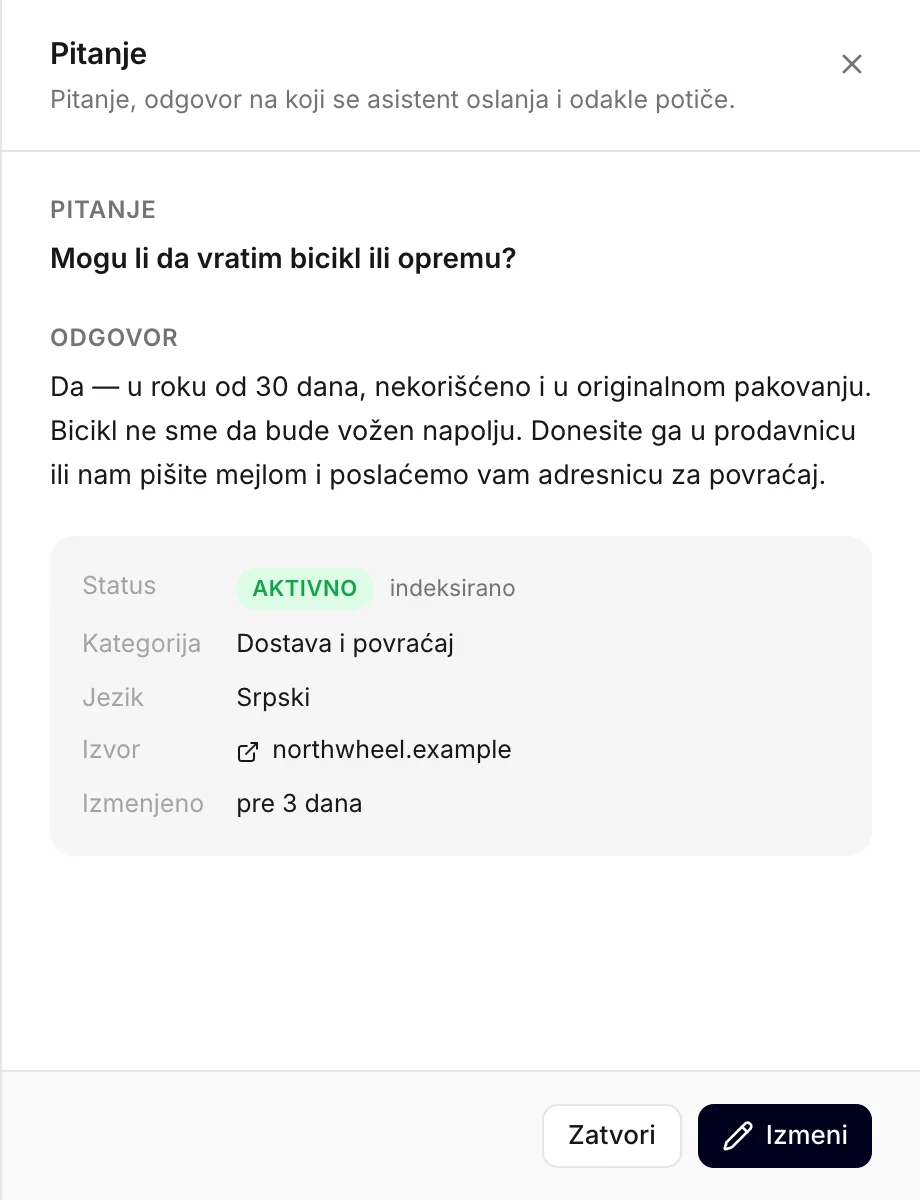 Pitanje otvoreno za čitanje