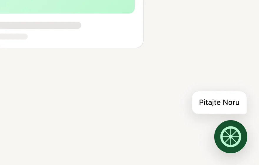 Pokretač i njegov tekst u uglu sajta